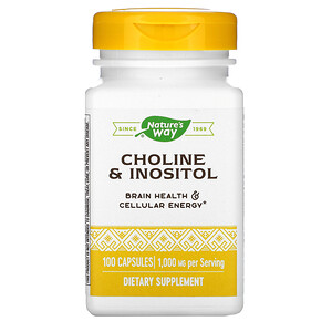 Отзывы о Натурес Вэй, Choline & Inositol, 1,000 mg, 100 Capsules