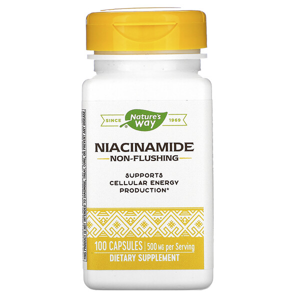 Nature's Way, Niacinamid, 500 mg, 100 Kapseln