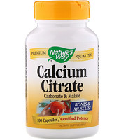 Calcium Citrate, 100 Capsules - изображение