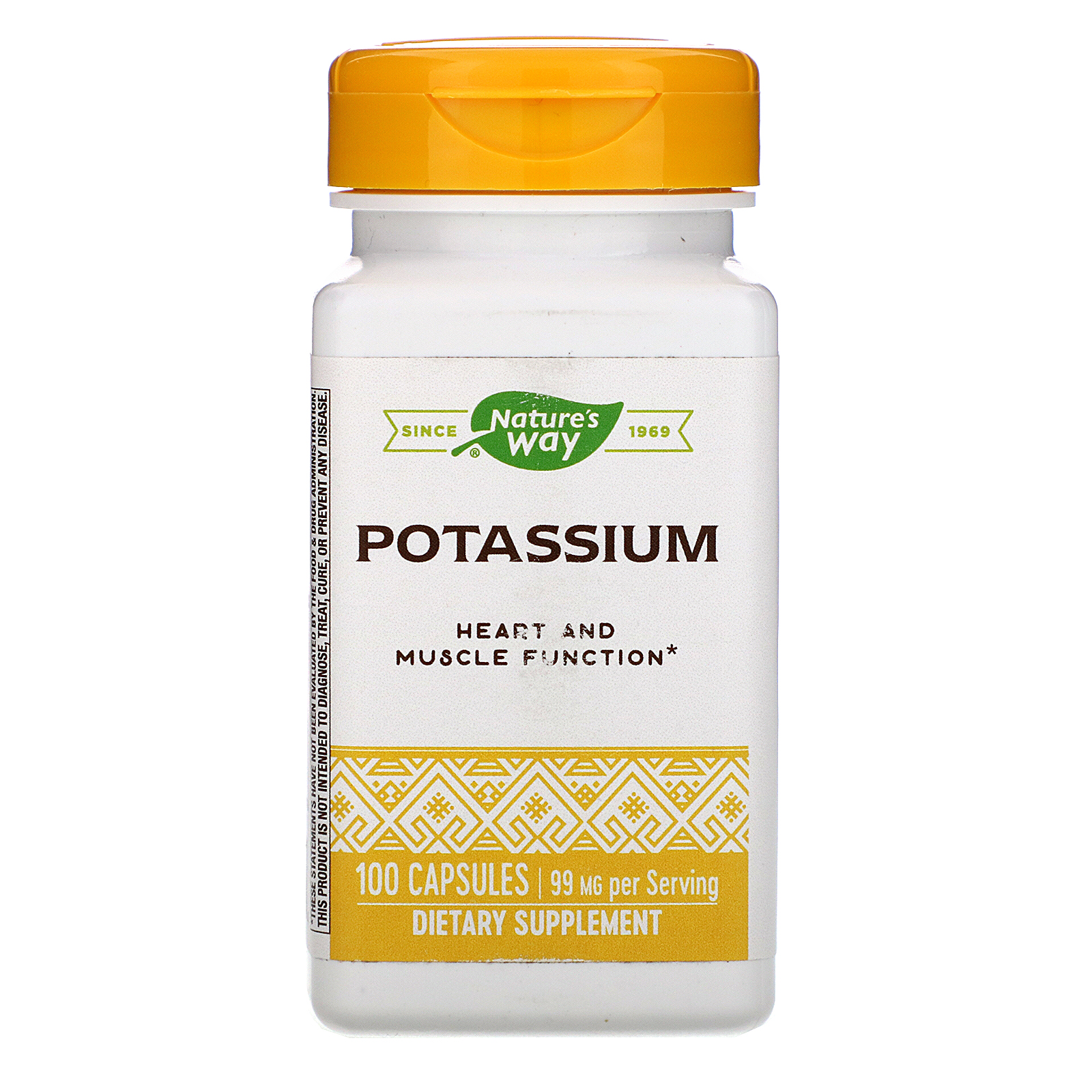 Nature's Way, Potassium, 99 mg, 100 Capsules iHerb