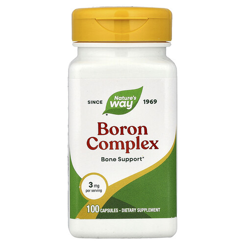 Nature's Way Boron Complex, 3 mg, 100 Capsules
