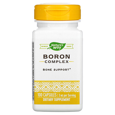 

Nature's Way, Boron Complex, 3 mg, 100 Capsules