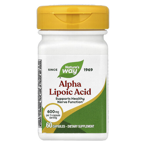 Nature's Way Alpha Lipoic Acid, 60 Capsules (200 mg per Capsule)