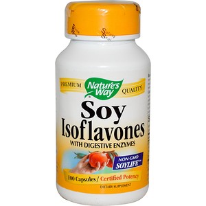 Nature's Way, Соевые изофлавоны, 100 капсул