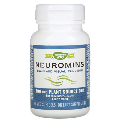 Nature's Way Neuromins, 100 мг, 60 растительных капсул