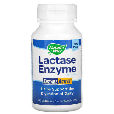 Nature's Way Lactase Enzyme Formula, 100 капсул