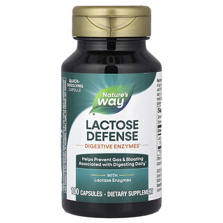 Nature's Way, Lactose Defense, 100 kapsułek (230 mg na kapsułkę)