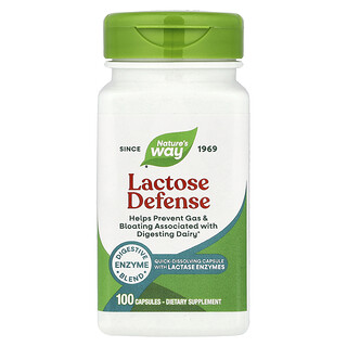 Nature's Way, Difesa del lattosio, 100 capsule (230 mg per capsula)