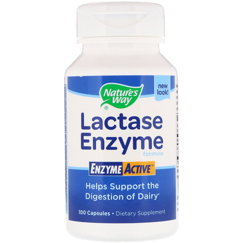 Nature's Way, Lactase Enzyme Formula, 100 Capsules iHerb