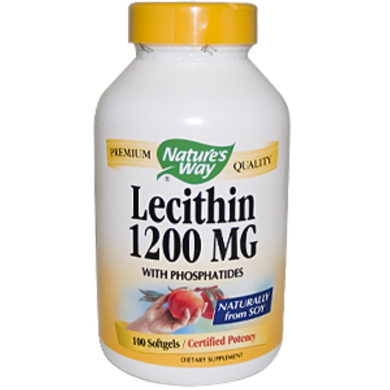 Nature's Way, Lecithin, 1200 mg, 100 Softgels iHerb