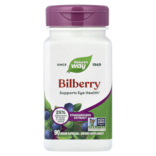 Nature's Way, Bilberry, 90 Vegan Capsules