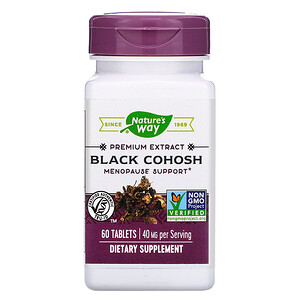 Отзывы о Натурес Вэй, Black Cohosh, 40 mg, 60 Tablets