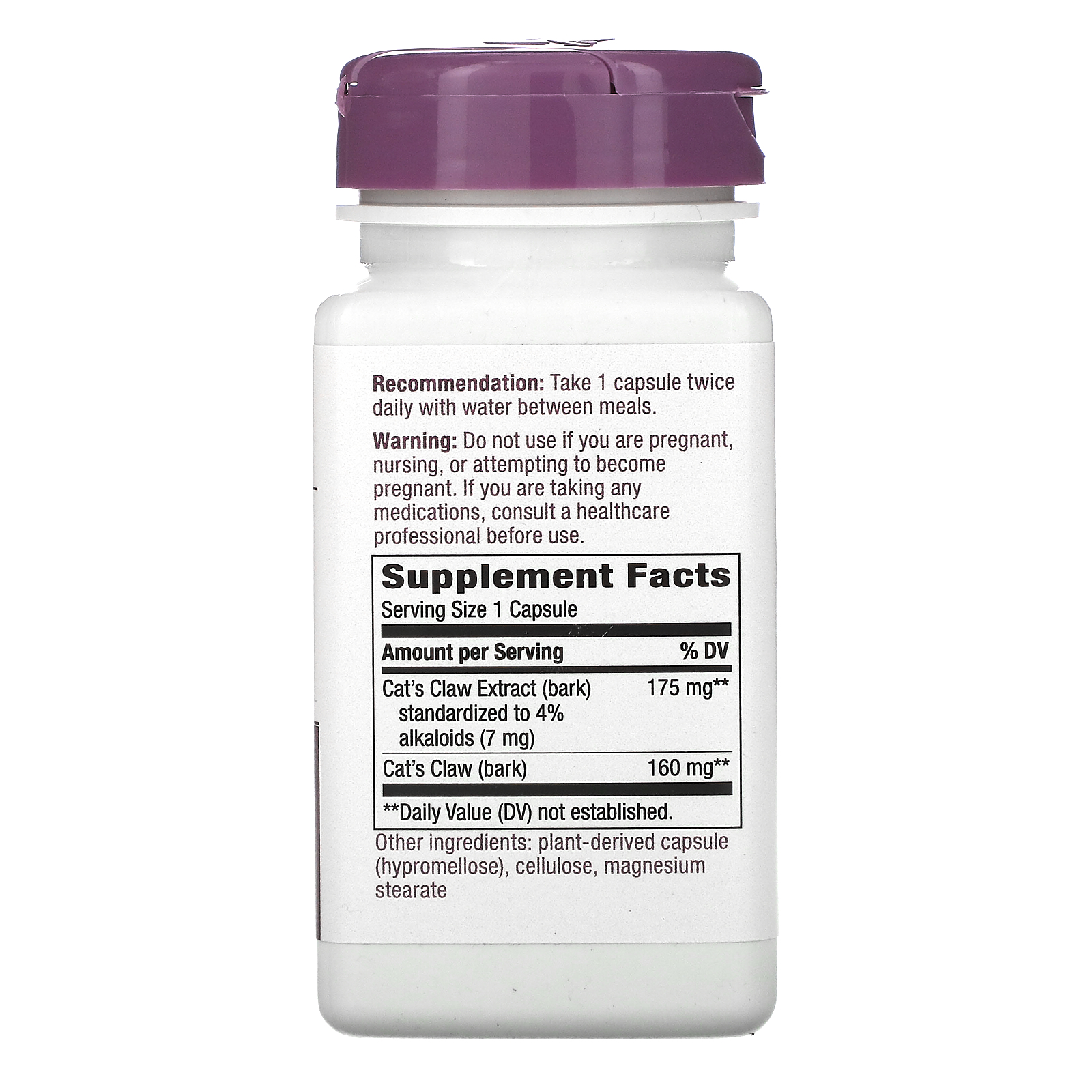 Nature's Way, Cat's Claw, 175 mg, 60 Vegan Capsules iHerb