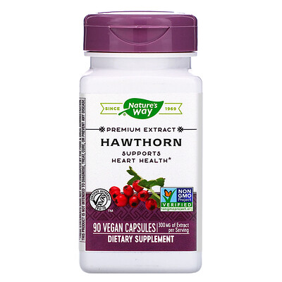 

Hawthorn, 300 mg, 90 Vegan Capsules