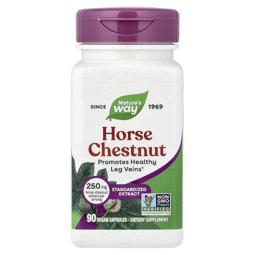 Nature's Way Horse Chestnut, Standardized Extract, 90 Vegan Capsules