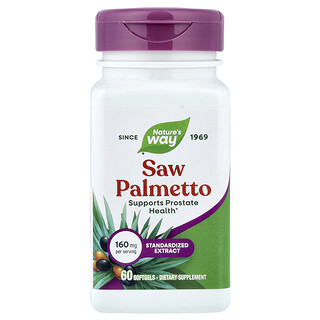 Nature's Way, Saw Palmetto, 160 mg, 60 Softgels