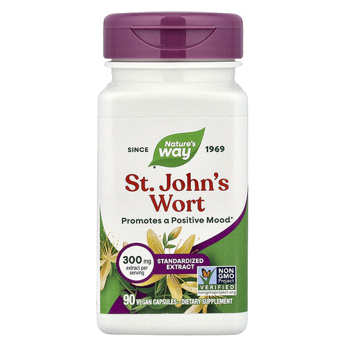 Nature's Way St. John's Wort, 90 Vegan Capsules