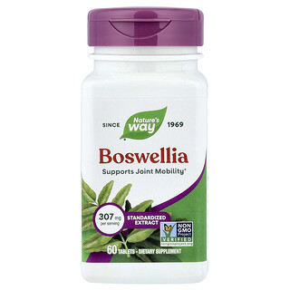 Nature's Way, Boswellia, 307 mg, 60 comprimidos