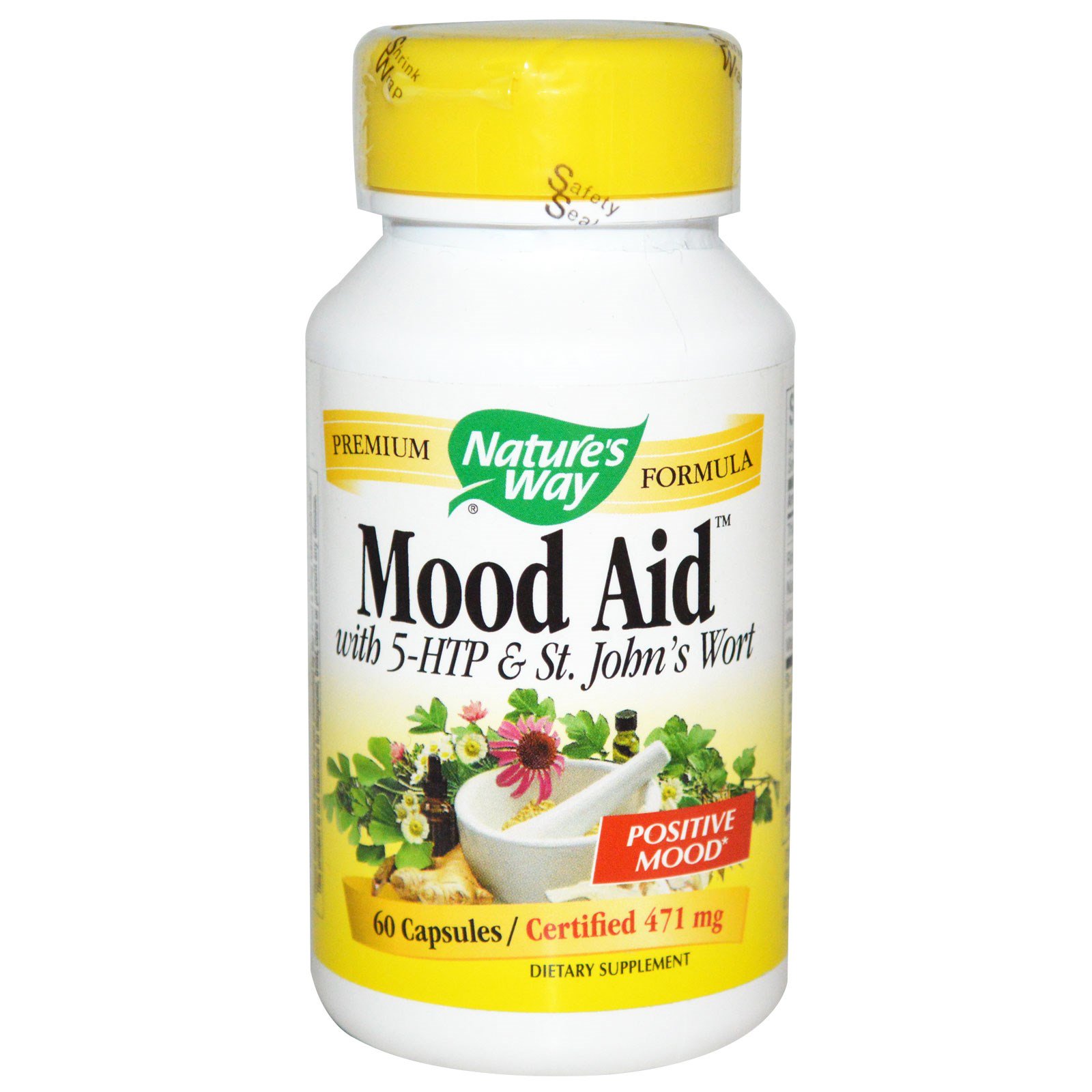 Natures Way Mood Aid With 5 Htp And St Johns Wort 471 Mg 60
