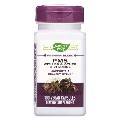 

PMS with B6 & Other B-Vitamins, 100 Vegan Capsules
