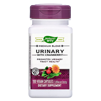 

Urinary with Cranberry, 1,260 mg, 100 Vegan Capsules