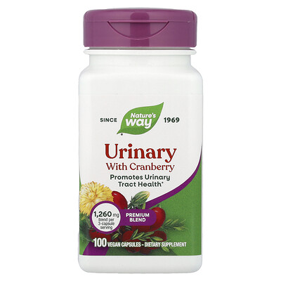 Product Image for Nature's Way, Urinary with Cranberry, 100 Vegan Capsules