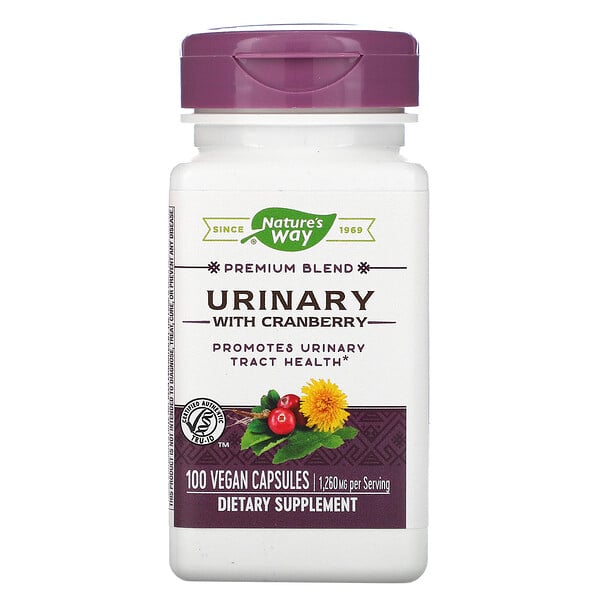 Nature's Way, Urinary with Cranberry, 1,260 mg, 100 Vegan Capsules