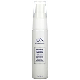 NXN, Nurture by Nature, Acne Edit, Overnight Treatment, 1 fl oz (30 ml)