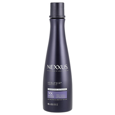 Nexxus, Acondicionador reparador de daños Keraphix™, XX Protein Fushion™ con proteína de queratina y arroz negro, 400 ml (13,5 oz. líq.).