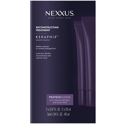 Nexxus Средство для реконструкции волос Keraphix, «Борьба с повреждениями», 2 флакона по 20 мл