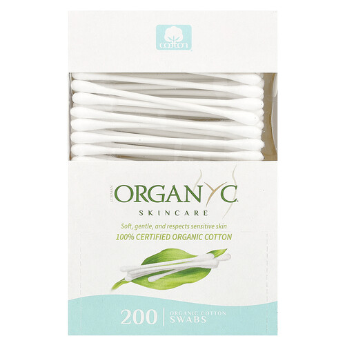 Organyc Organic Cotton Swabs 200 Swabs