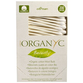 Organyc, Beauty, Organic Cotton Wool Buds, 200 Pieces