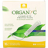 Ораганик, Organic Tampons, Compact, 16 Regular Absorbency Tampons