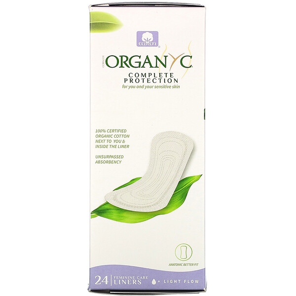 Natracare, Cotton Panty Liners, Ultra Thin, Organic Cotton, 22 Panty