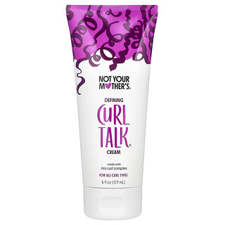 نوت يور ماذرز‏, Curl Talk® ، كريم تحديد ، لجميع أنواع الشعر المجعد ، 6 أونصات سائلة (177 مل)