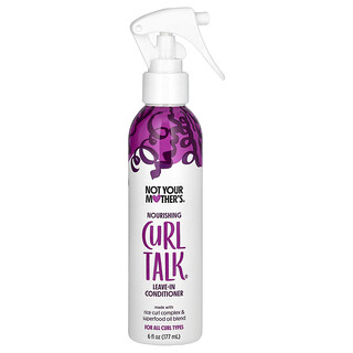 نوت يور ماذرز‏, Nourishing Curl Talk ، بلسم يترك على الشعر ، لجميع أنواع الشعر المجعد ، 6 أونصات سائلة (177 مل)