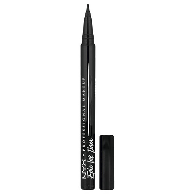 NYX Professional Makeup, Waterproof Epic Ink Liner, 01 Black, 0.03 fl oz (1 ml)