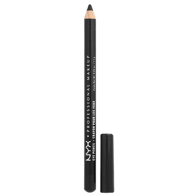 NYX Professional Makeup, Lápiz de ojos fino, 901 Black, 1,1 g (0,03 oz)