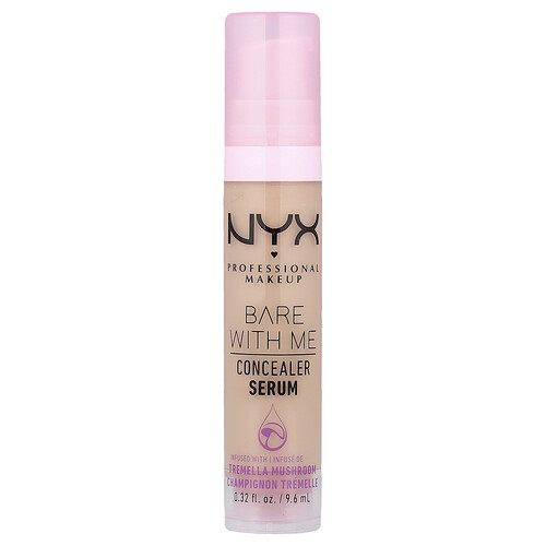 NYX Professional Makeup, Bare With Me, Concealer Serum, Concealer-Serum, 02 Light, 9,6 ml (0,32 fl. oz.)