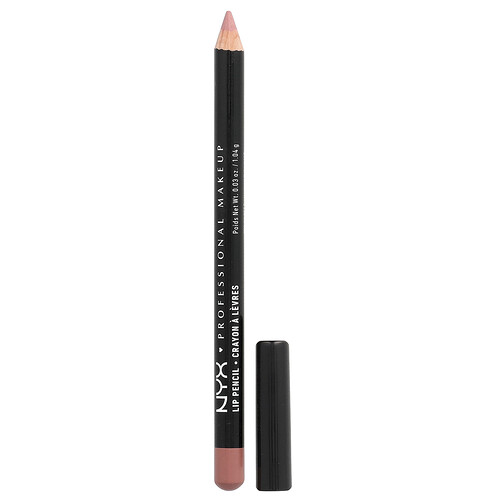 NYX Professional Makeup, Slim Lip Pencil, schlanker Lippenstift, 858 Nude Pink, 1,04 g (0,03 oz.)