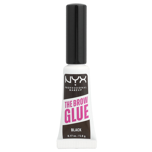 NYX Professional Makeup, Klej do brwi The Brow Glue Instant Brow Styler, 05 Black, 5 g