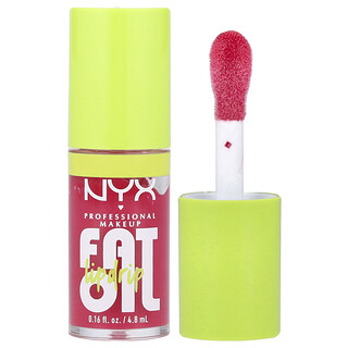 NYX Professional Makeup, Fat Oil Lip Drip，03 Supermodel，0.16 液量盎司（4.8 毫升）