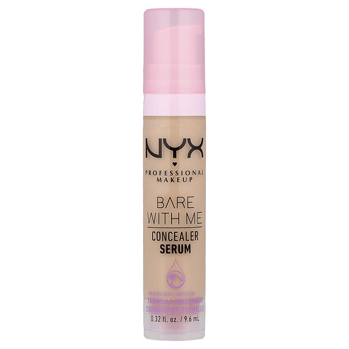 NYX Professional Makeup, Bare With Me, Sérum correcteur, 2.5 Vanille moyen, 9,6 ml