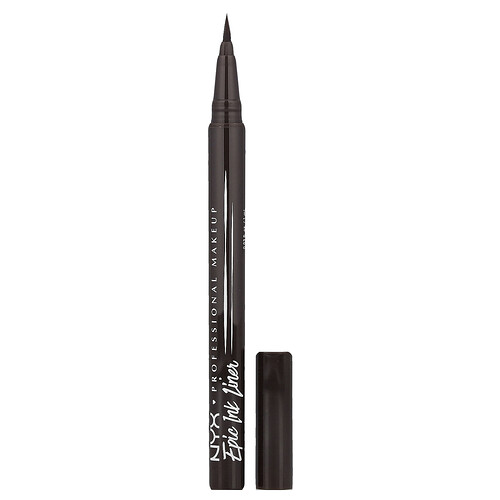 Nyx Professional Makeup Waterproof Epic Ink Liner, 03 Dark Chocolate, 0.03 fl oz (1 ml)