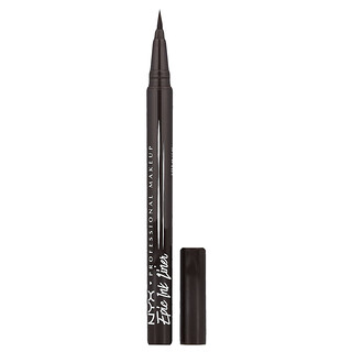 NYX Professional Makeup, Delineador a prueba de agua Epic Ink, 03 Chocolate negro, 1 ml (0,03 oz. líq.)