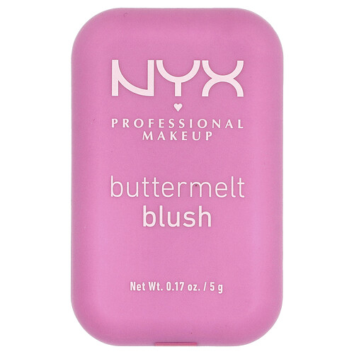 NYX Professional Makeup, Buttermelt Blush, Butterschmelz-Rouge, 01 My Butta Half, 5 g (0,17 oz.)