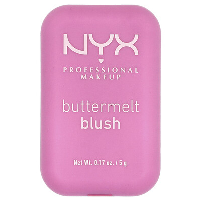 NYX Professional Makeup, Buttermelt Blush, 01 My Butta Half, 01 My Butta Half, 5 g (0,17 oz)