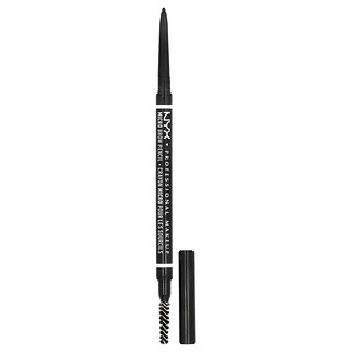 NYX Professional Makeup, Microlápiz para cejas, Negro 08, 0,09 g (0,003 oz)