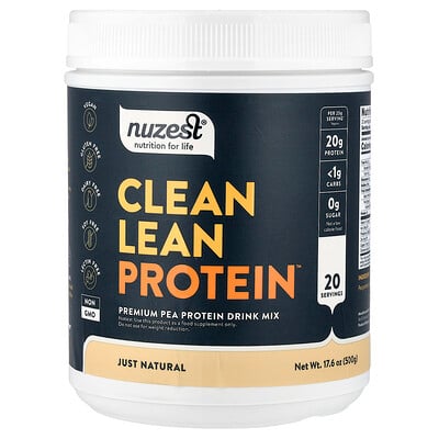 Nuzest, Clean Lean Protein™, Just Natural, 500 g (17,6 oz)