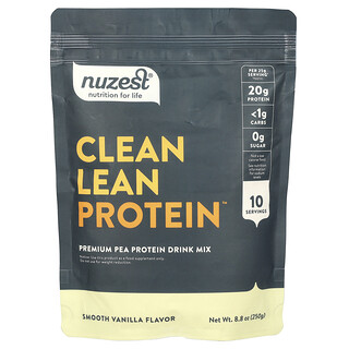 Nuzest‏, بروتين نظيف خالٍ من الدهون ، بنكهة الفانيليا ، 8.8 أونصة (250 جم)